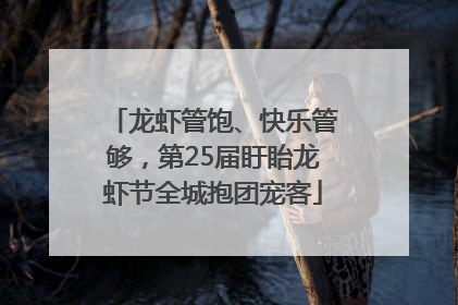 龙虾管饱、快乐管够，第25届盱眙龙虾节全城抱团宠客