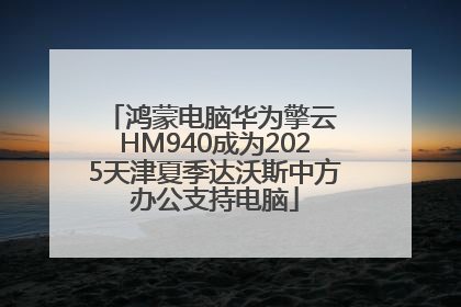 鸿蒙电脑华为擎云 HM940成为2025天津夏季达沃斯中方办公支持电脑