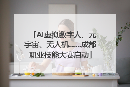 AI虚拟数字人、元宇宙、无人机……成都职业技能大赛启动