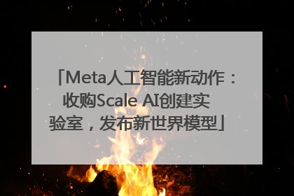 Meta人工智能新动作：收购Scale AI创建实验室，发布新世界模型
